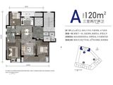 君安里_3室2厅2卫 建面120平米
