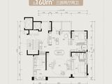 万科观山隐秀_3室2厅2卫 建面160平米