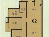 新鸿基御华园_2室2厅1卫 建面80平米